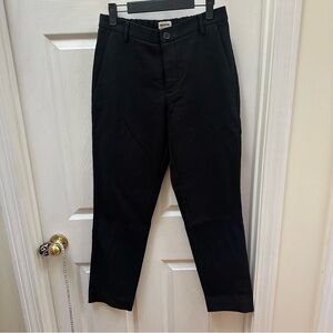 Zadig & Voltaire Black thick straight leg pants textured 38